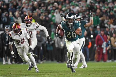 What happened in the Commanders and Eagles regular-season games?