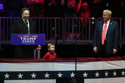 Elon Musk's four-year-old son X upstages father at Donald Trump’s Washington rally