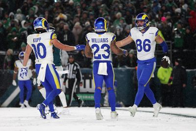 Best photos from snowy Rams-Eagles battle in divisional round