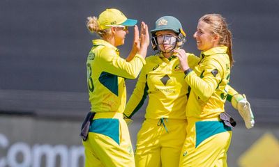 Australia retain Women’s Ashes after beating England by 57 runs in first T20 – as it happened