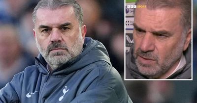 Ex-Celtic boss Ange Postecoglou bites back at journalist in tense interview exchange