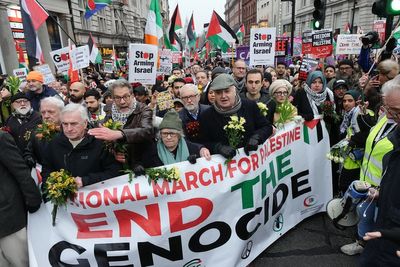 Three more people charged over pro-Palestinian protest in central London