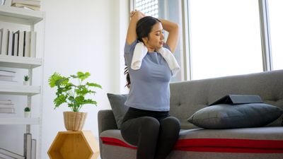 This couch workout is a beginner-friendly way to build cardiovascular fitness and strength