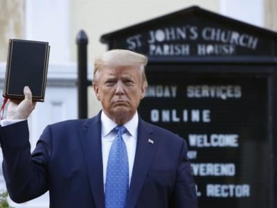 President-Elect Trump Attends Pre-Inauguration Service At St. John's Church