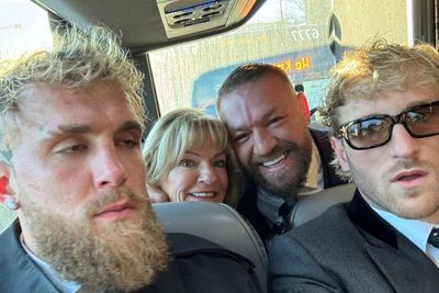 Conor McGregor jokes with ‘rival’ Jake Paul and brother Logan at Trump inauguration