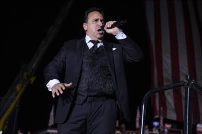 Tenor Christopher Macchio Performs 'Oh, America' At Capitol Rotunda