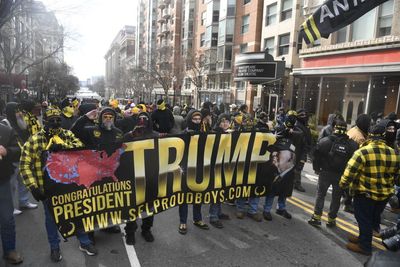 WATCH: Proud Boys March In DC Demanding Trump Free Their 'Boys' After Being Sworn In