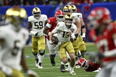 Ohio State And Notre Dame Clash In Historic College Football Finale