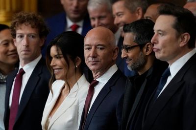 Trump inauguration: Zuckerberg, Bezos and Musk seated in front of cabinet picks