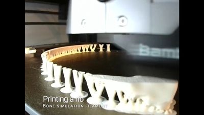 3D printer 'bone filament' simulates real bones, helps surgeons practice operations