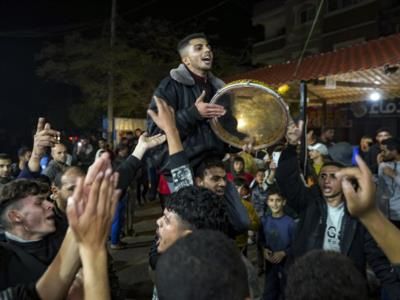 Gaza Celebrates Ceasefire: Children Play, Families Smile