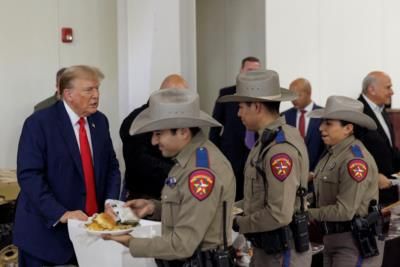 President Trump Attends Congressional Luncheon With Vips And Business Leaders