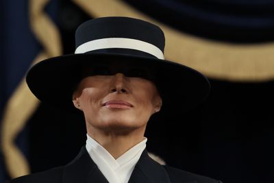 Melania Trump's Wide-Brimmed Inauguration Hat Sparks Avalanche of Jokes, Memes: 'Giving Hamburglar'