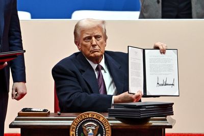 President Trump declares 'America is back' as he begins blitz of executive orders