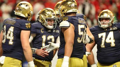 Riley Leonard Threw Up on the Sideline Immediately After His Heroic Opening Drive TD