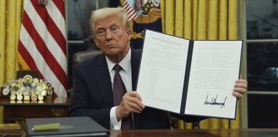 Executive orders show Trump’s power and political theatre, but his honeymoon period may be short-lived