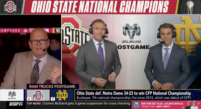 Ohio State’s national title had Kirk Herbstreit tearing up on the ESPN broadcast