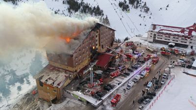 At least 76 dead in Turkish ski hotel horror fire that saw guests jump from window