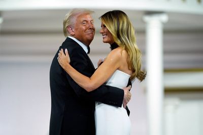 Watch: Donald Trump and wife Melania share first dance at inauguration ball