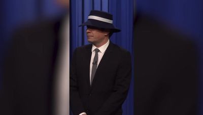 Jimmy Fallon pokes fun at Melania Trump's inauguration hat as he compares Trump's presidency to Squid Games