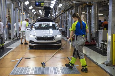 The Czech Republic's car giant Skoda is defying parent Volkswagen's downturn