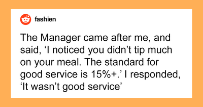 Manager Chases Customer Who Left A 10% Tip To Scold Her That It’s Not Enough