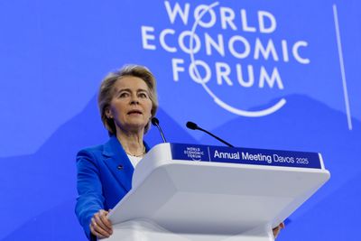 At Davos, European Union vows to be pragmatic but principled' in negotiating with Trump