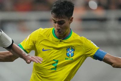 Man City sign Brazilian defender Vitor Reis on long-term deal from Palmeiras