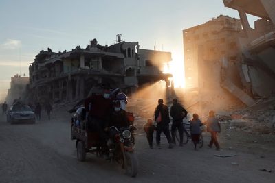 Palestinians confront a landscape of destruction in Gaza's 'ghost towns'