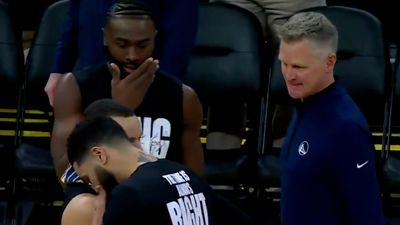 Awkward Postgame Moment Between Steve Kerr and Jayson Tatum Did Not Go Unnoticed