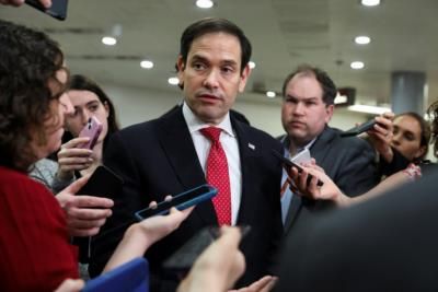 Marco Rubio Sworn In As Secretary Of State By VP