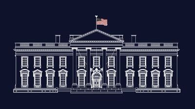 Trump’s patriotic new White House logo is painfully unsubtle