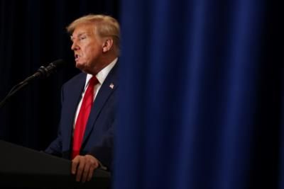 President Trump Attends Prayer Service At National Cathedral