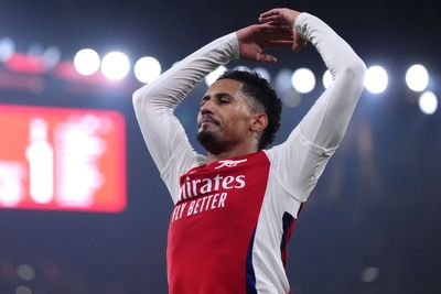 Mikel Arteta hopeful William Saliba will be fit in time for Man City clash