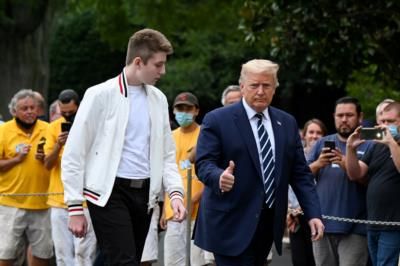 Barron Trump Shakes Hands With Biden And Harris At Inauguration