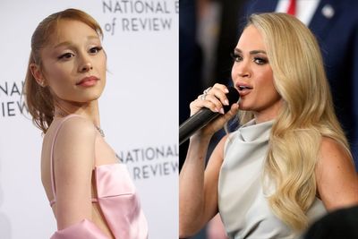 Ariana Grande ‘likes’ post mocking Carrie Underwood’s a cappella inauguration performance