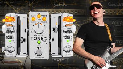 “Joe handpicked each amp and dialed in his favorite settings”: IK Multimedia launches Joe Satriani signature TONEX One loaded with presets designed by the guitar great – and yes, it’s chrome