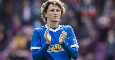 Alex Lowry bids emotional farewell to Rangers in special message