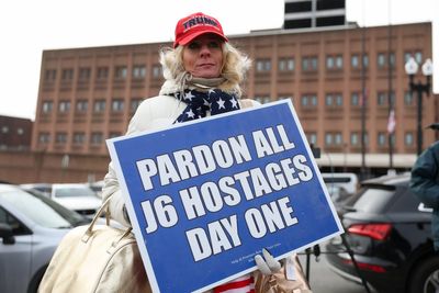 Watch: January 6 rioters leave prison after Trump pardon