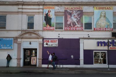 Chicago immigrant hub neighborhood goes quiet amid fears of first Trump deportation raid