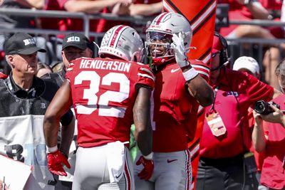 Ohio State running backs Henderson and Judkins reach milestone in championship game