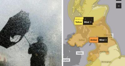 Met Office issues amber weather warning with 90mph winds expected