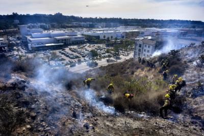 Southern California Prepares For Rain After Wildfire Threat