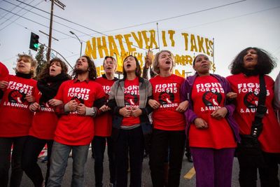 Fast-food chains claim raising the minimum wage ‘hurts everyone’. California workers disagree