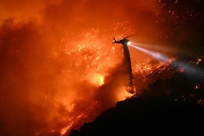 ‘We surpassed human limits to stop this’: LA megafires show our approach to fire needs to change