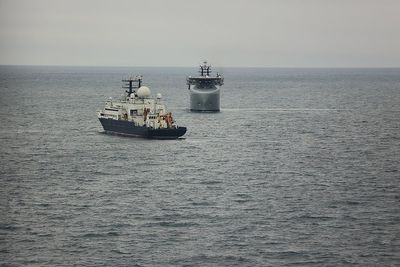 Royal Navy submarine used to warn off Russian spy ship loitering over cables