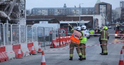 Fire crews rush to scene after Glasgow building 'collapses'