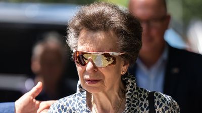 Princess Anne just wore her signature snazzy sunnies in South Africa for special visit