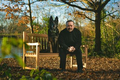 Ricky Gervais pays tribute to dog from After Life after death at 13