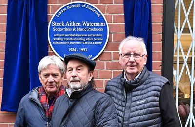 'What a terrific honour...' Stock Aitken Waterman receive Blue Plaque recognising their contribution to British music